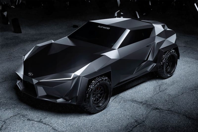 FLAT HAT 3D Studio 打造 Toyota Supra 防彈裝甲改裝車型