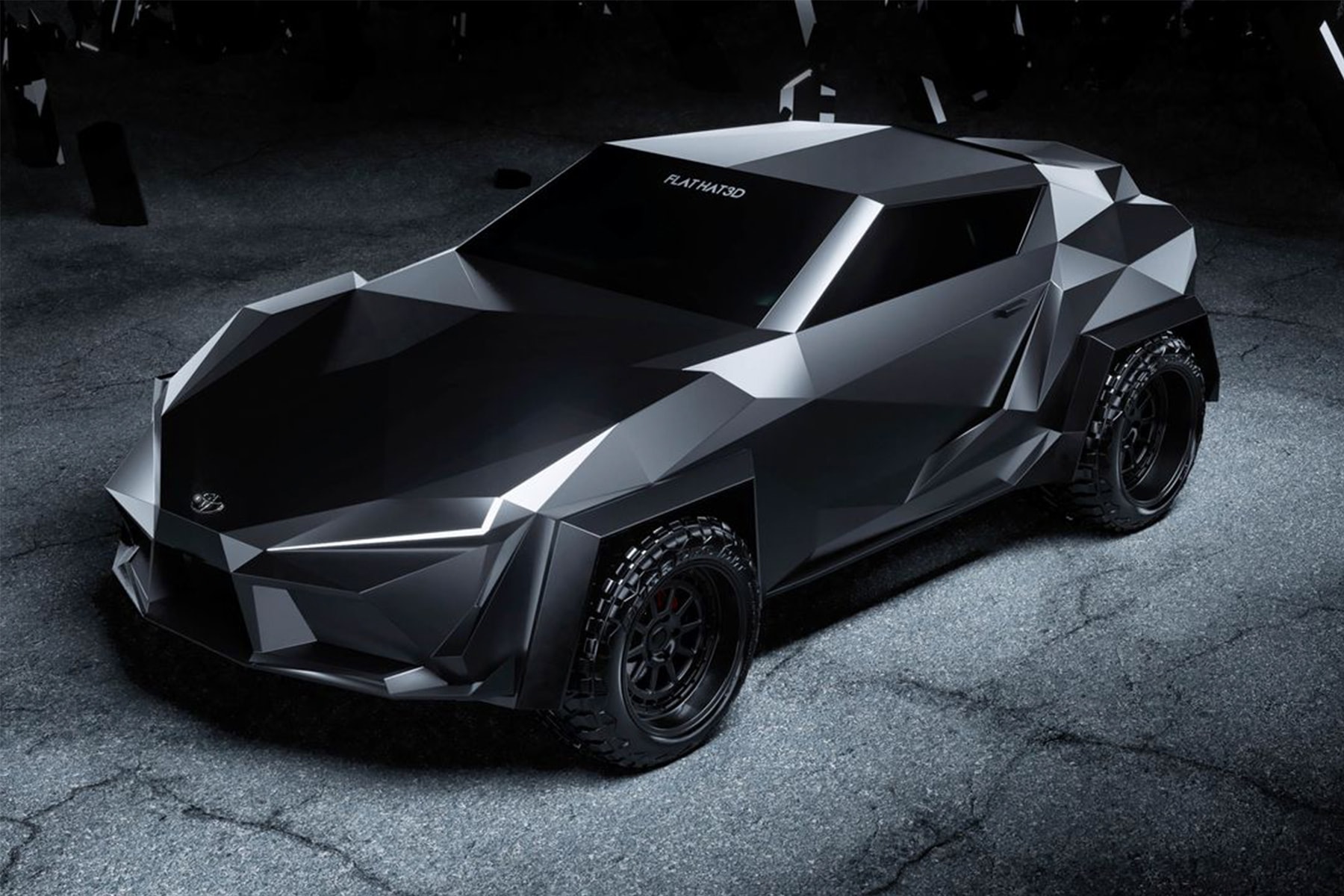 FLAT HAT 3D Studio 打造 Toyota Supra 防彈裝甲改裝車型