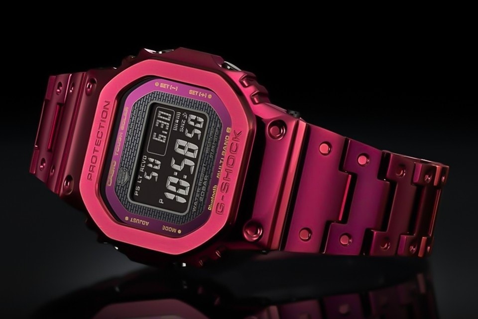 G-Shock 不鏽鋼系列 Full Metal 5000 全新紅色錶款發佈