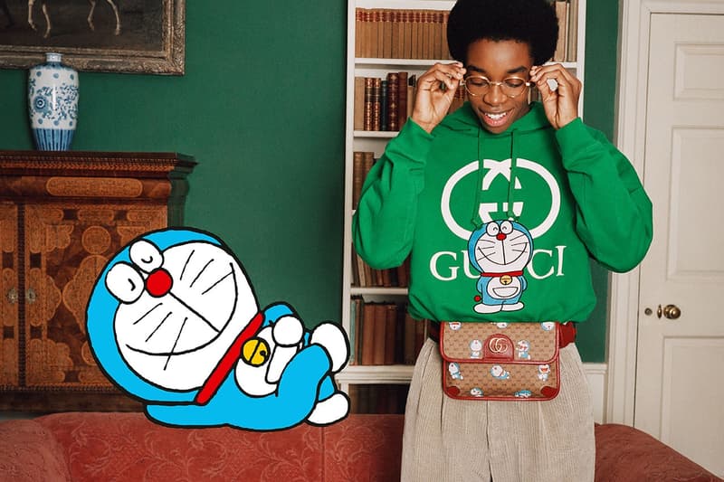 Gucci 攜手《Doraemon 哆啦A夢》打造最新聯名系列