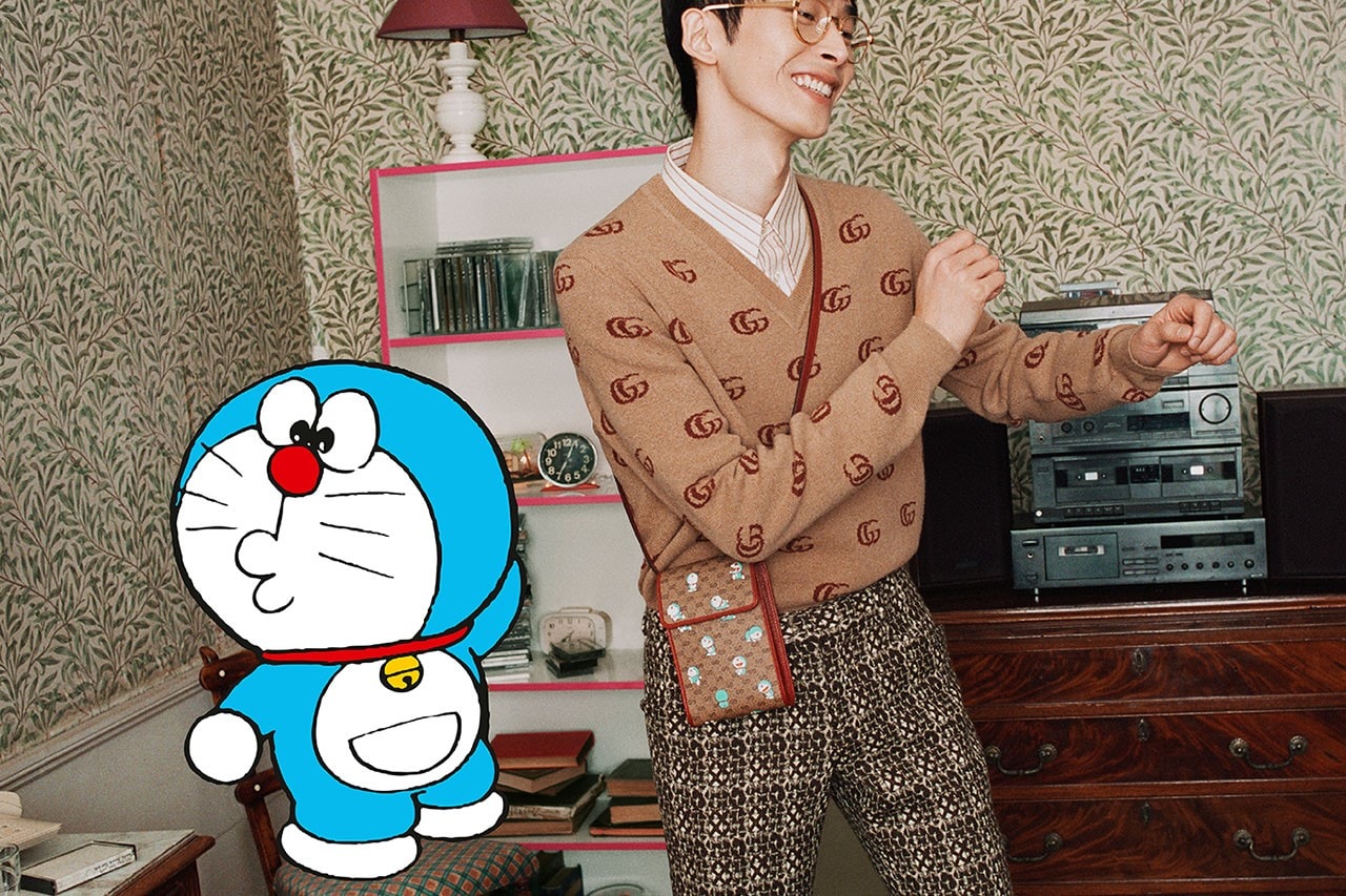 Gucci 攜手《Doraemon 哆啦A夢》打造最新聯名系列
