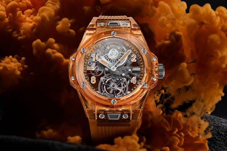 Hublot 正式發表全球首款橙色藍寶石 Big Bang 錶款