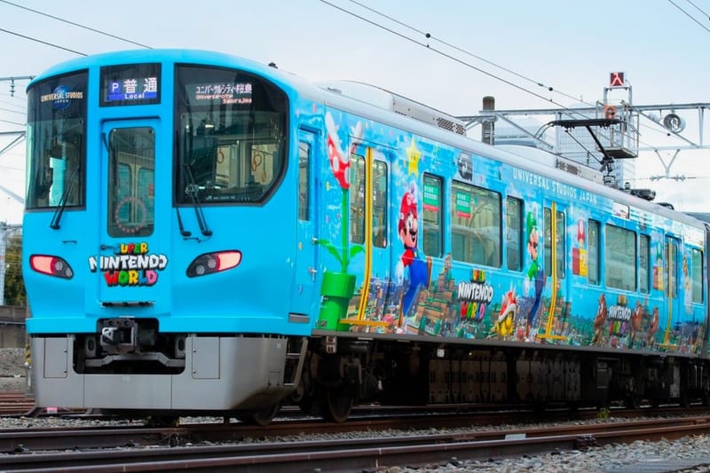 Super Nintendo World 專屬列車正式登場