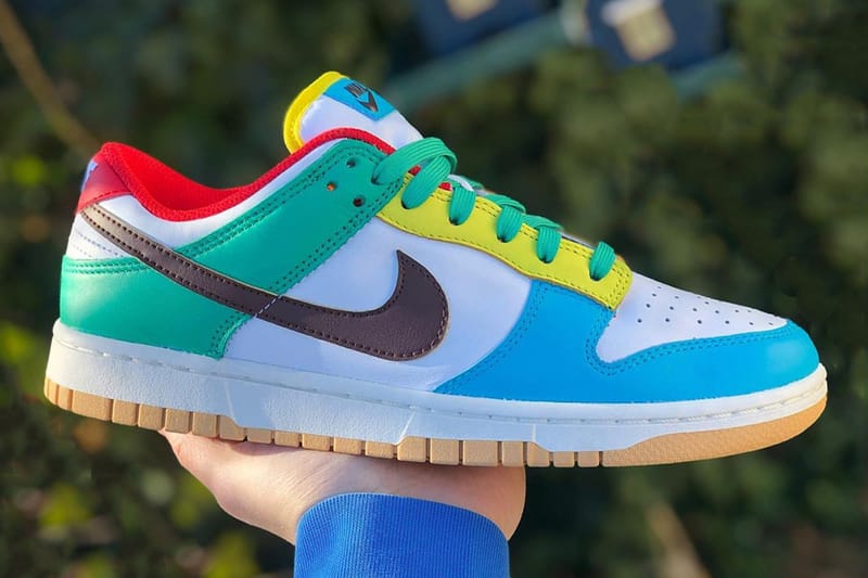 率先預覽 Nike Dunk Low 全新「Free 99」系列配色
