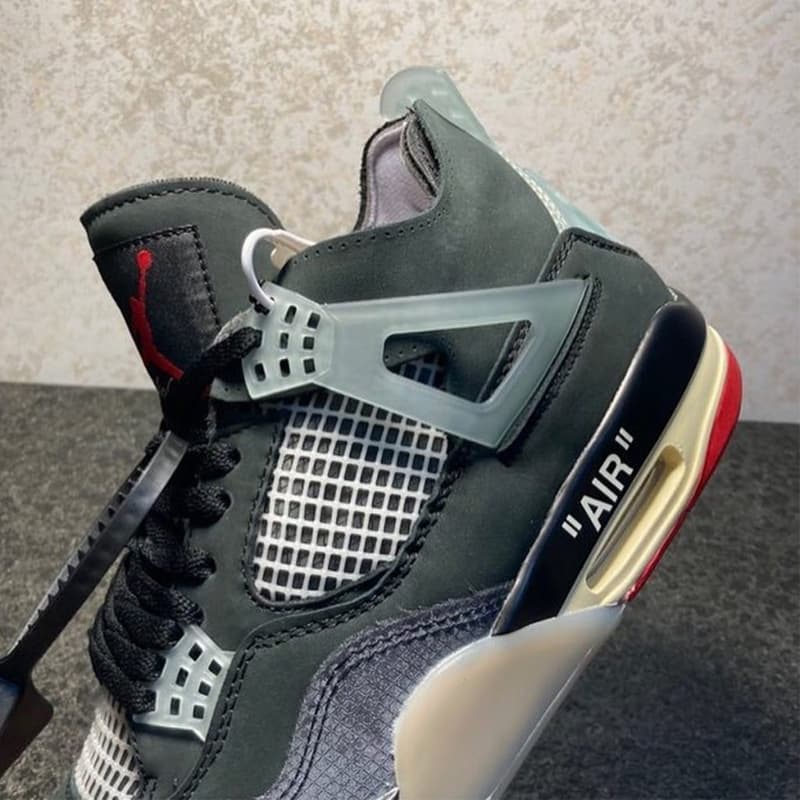 Off-White™ x Air Jordan 4 經典配色「Bred」最新圖輯率先曝光