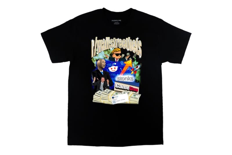PizzaSlime「r/WallStreetBets」T-Shirt 正式登場