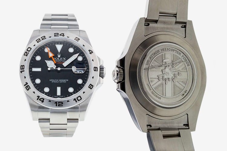 全球限量 48 枚稀有 Rolex Explorer II 216570「Attack Helicopter」腕錶