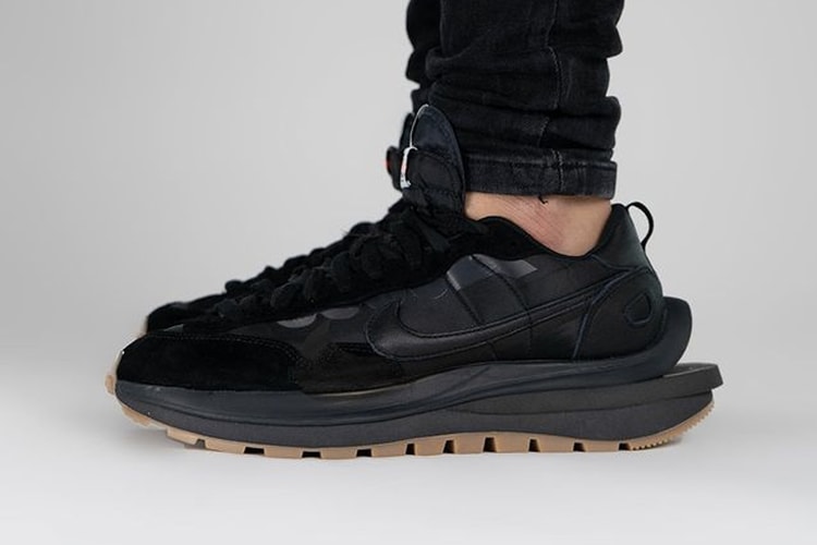 率先近賞 sacai x Nike Vaporwaffle 全新黑魂配色「Black/Gum」