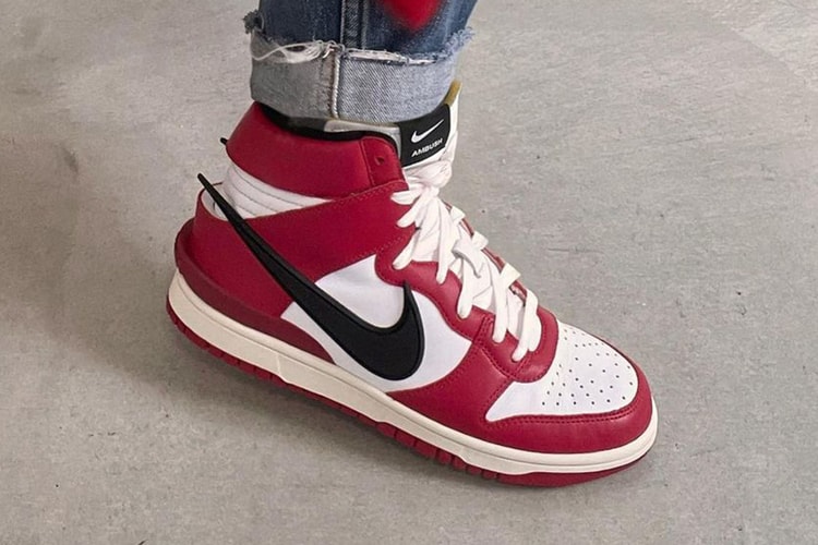 Yoon Ahn 親自著用 AMBUSH x Nike Dunk High 全新黑紅配色「Chicago」