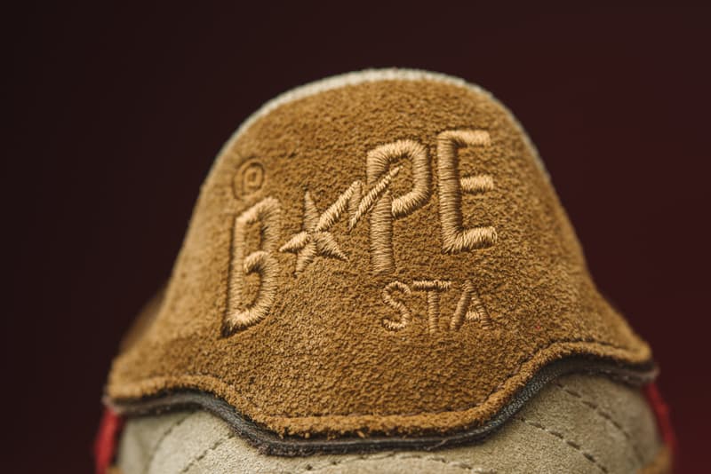 近赏 A BATHING APE 全新 BAPE SK8 STA「WHEAT & RED」配色