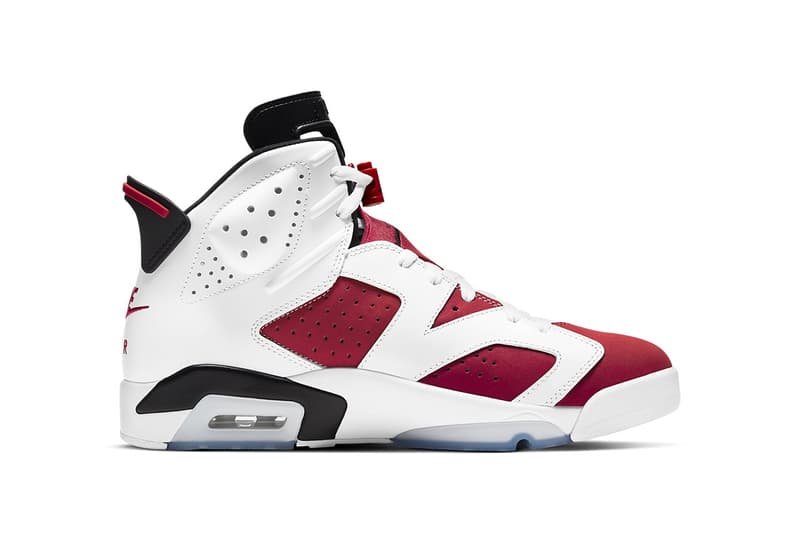 Air Jordan 6 全新復刻鞋款「Carmine」官方圖輯、發售情報正式公開