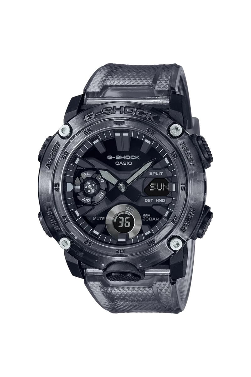 G-Shock 發表全新半透明物料 Transparent Pack 系列腕錶