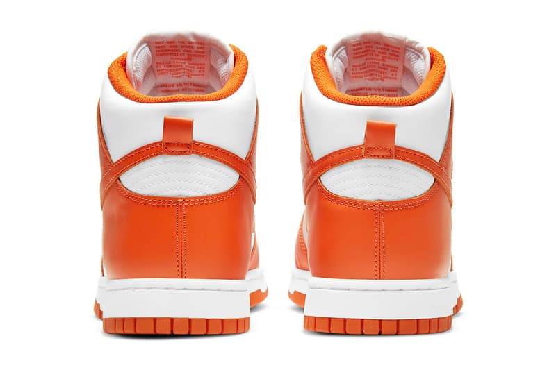 Nike Dunk High 經典配色「Syracuse」確立回歸上架