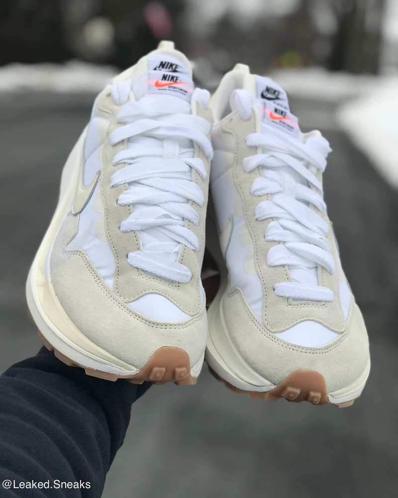 sacai x Nike Vaporwaffle 最新聯名配色「Sail」率先曝光