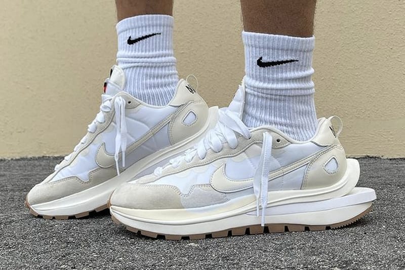 sacai x Nike Vaporwaffle 最新聯名配色「Sail」上腳圖輯率先曝光