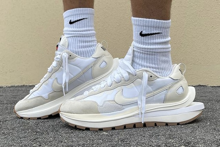 sacai x Nike Vaporwaffle 最新聯名配色「Sail」上腳圖輯率先曝光