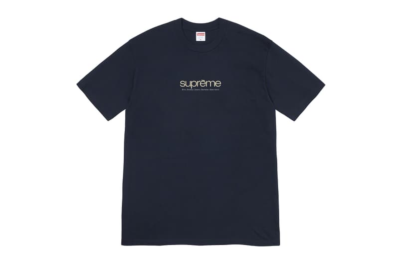 Supreme 2021 春夏 T-Shirt 系列正式發佈