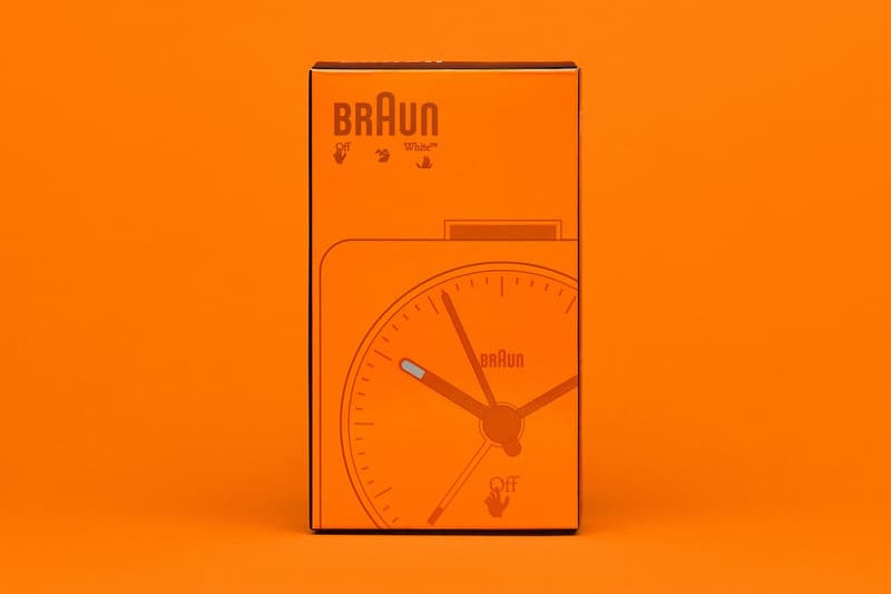 Virgil Abloh 打造 Off-White™ x Braun 最新聯名鬧鐘正式登場