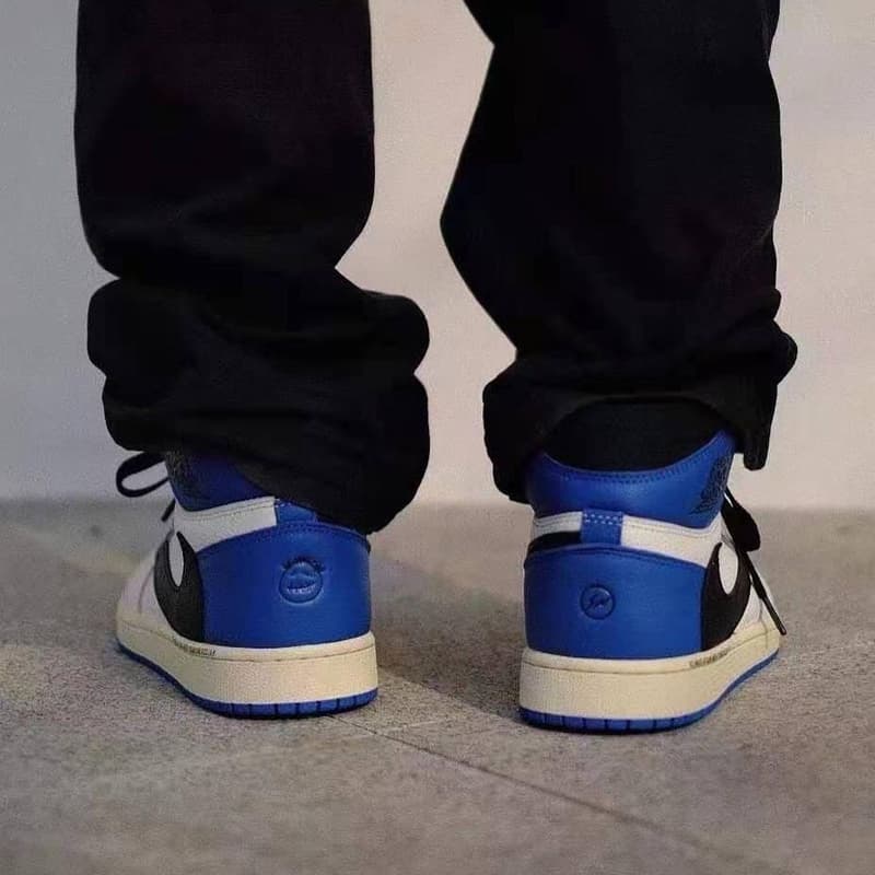 率先上腳 fragment design x Travis Scott x Air Jordan 1 三方聯名鞋款