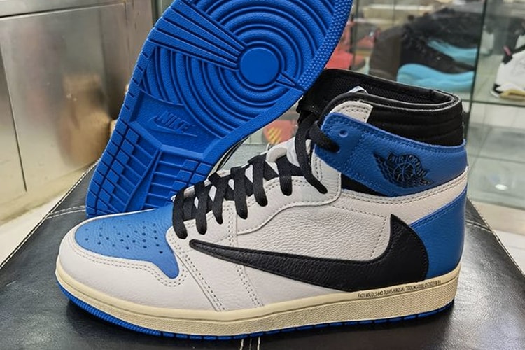 率先近賞 fragment design x Travis Scott x Air Jordan 1 三方聯名鞋款