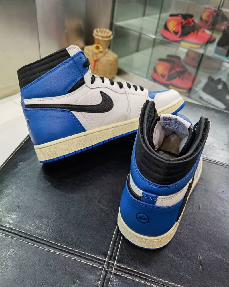 率先近賞 fragment design x Travis Scott x Air Jordan 1 三方聯名鞋款