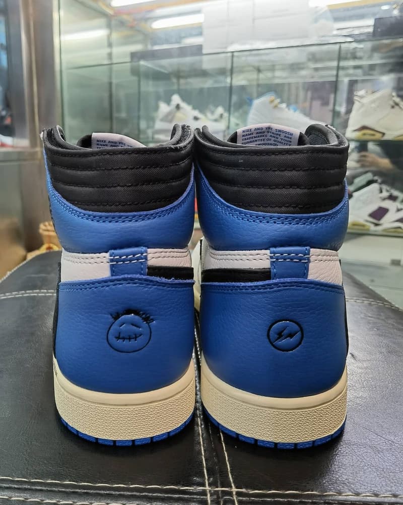 率先近賞 fragment design x Travis Scott x Air Jordan 1 三方聯名鞋款