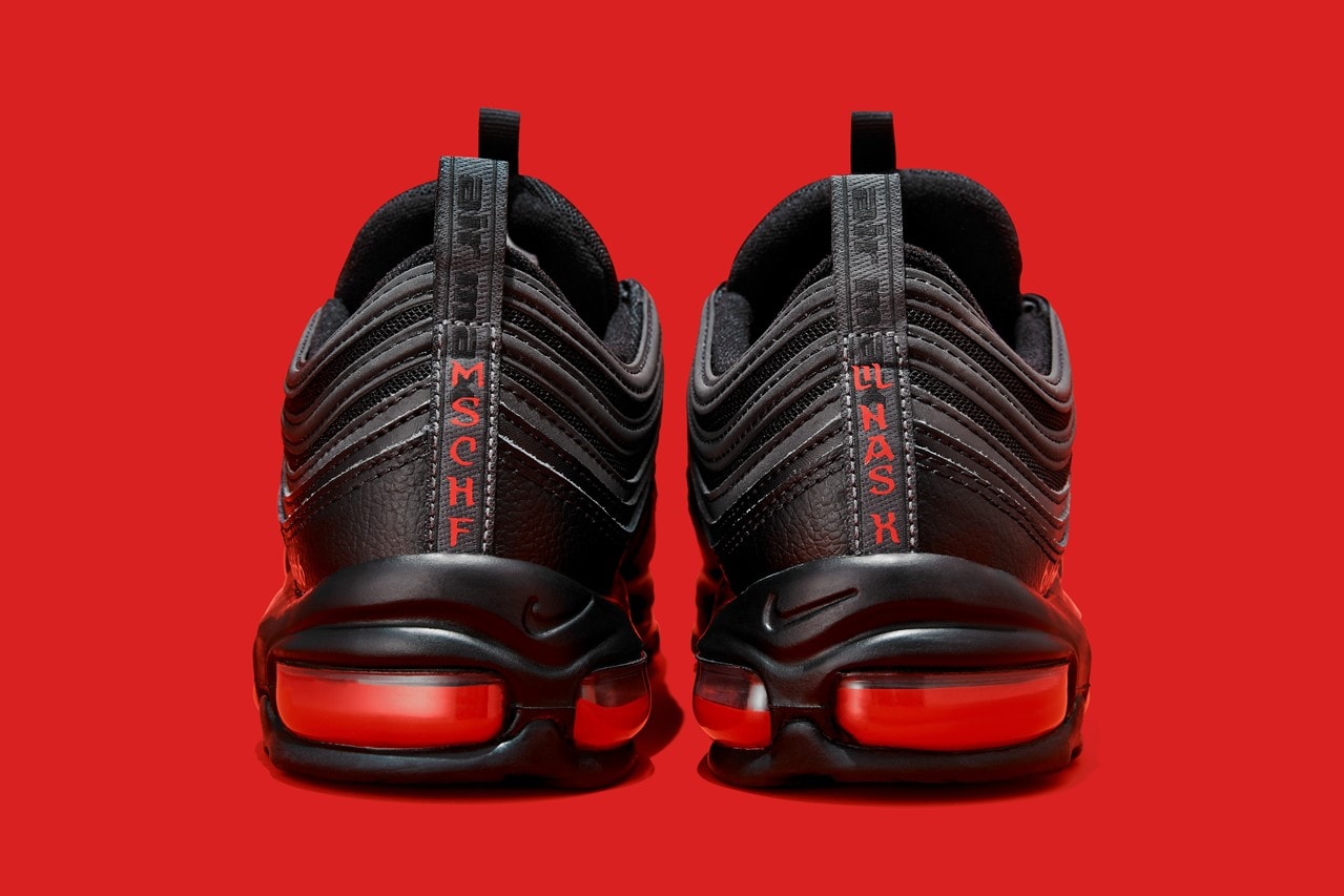 MSCHF 攜手 Lil Nas X 打造「Satan Shoes」真實人血定製 Nike Air Max 97