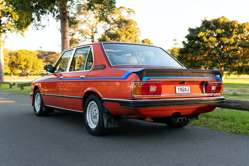 稀有 1981 年式樣 BMW E12 M535i 車款展開拍賣