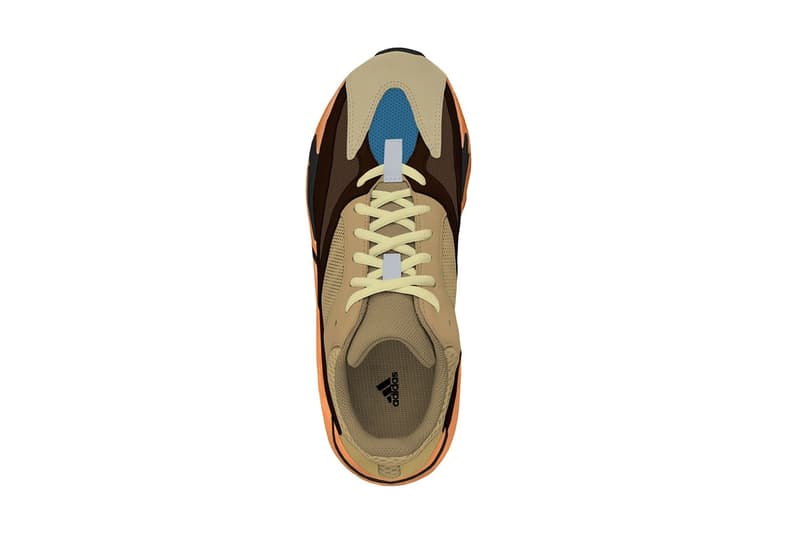 adidas YEEZY BOOST 700 最新配色「Enflame Amber」率先登場