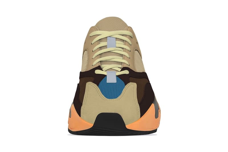 adidas YEEZY BOOST 700 最新配色「Enflame Amber」率先登場