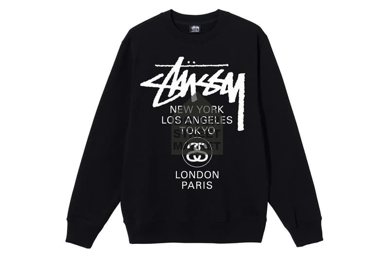 Stüssy x Dover Street Market 全新「World Tour」系列上架