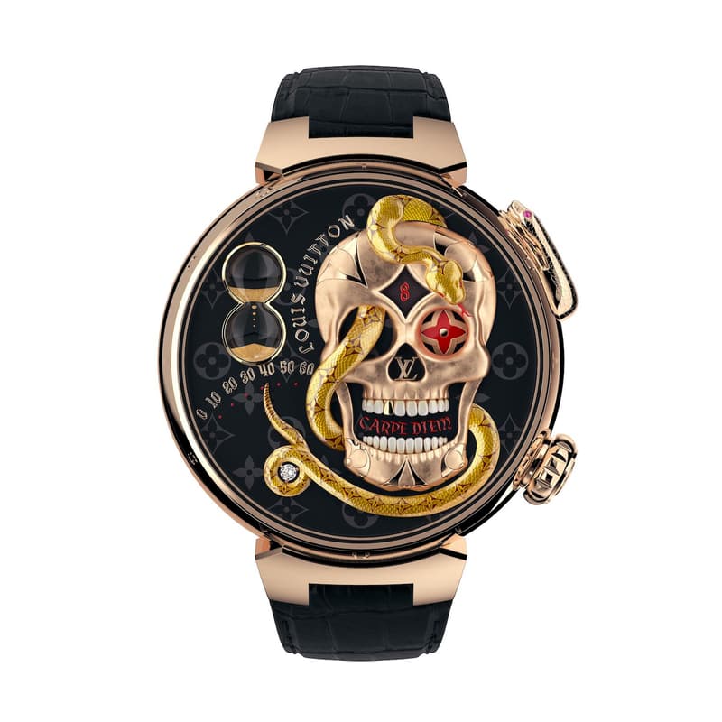 Louis Vuitton 打造全新 Tambour Carpe Diem 自动人偶腕表