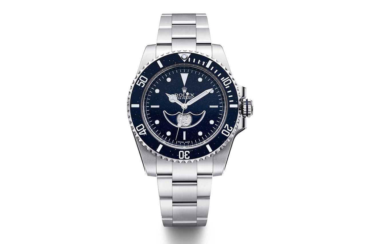 Artisans de Genève 打造全新手雕「月相盤」Rolex Submariner 定製錶款