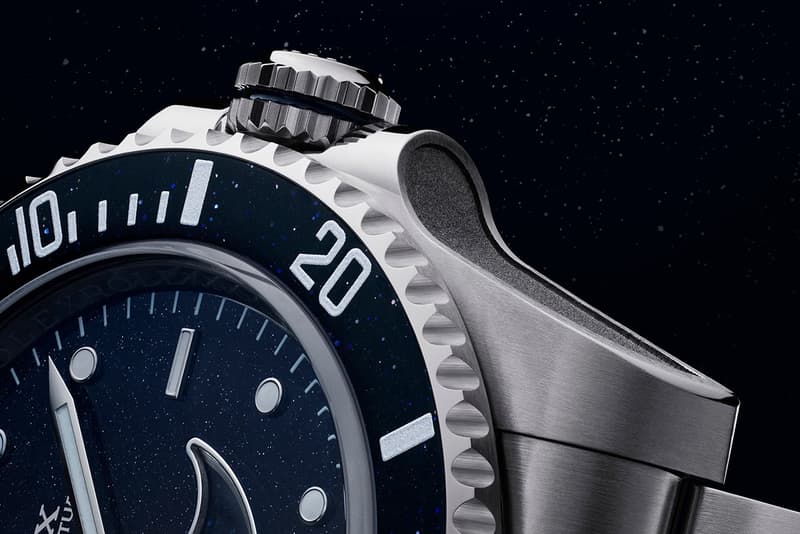 Artisans de Genève 打造全新手雕「月相盤」Rolex Submariner 定製錶款