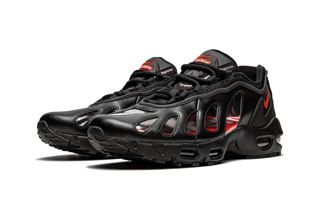 Supreme x Nike Air Max 96 最新聯名鞋款「Black」率先登場