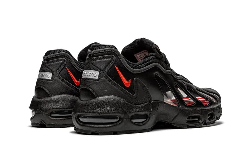 Supreme x Nike Air Max 96 最新聯名鞋款「Black」率先登場