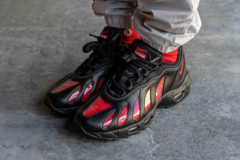 率先預覽 Supreme x Nike Air Max 96「Black」全新聯乘鞋款上腳圖輯