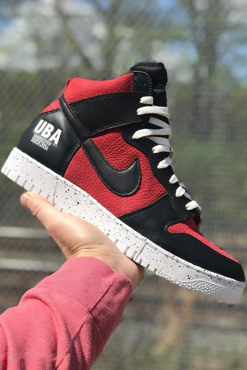 UNDERCOVER x Nike Dunk High 最新聯名鞋款「UBA」率先曝光