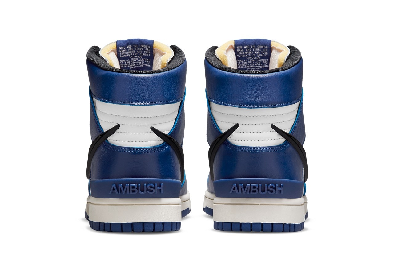AMBUSH x Nike Dunk High 最新配色「Deep Royal Blue」官方圖輯公佈