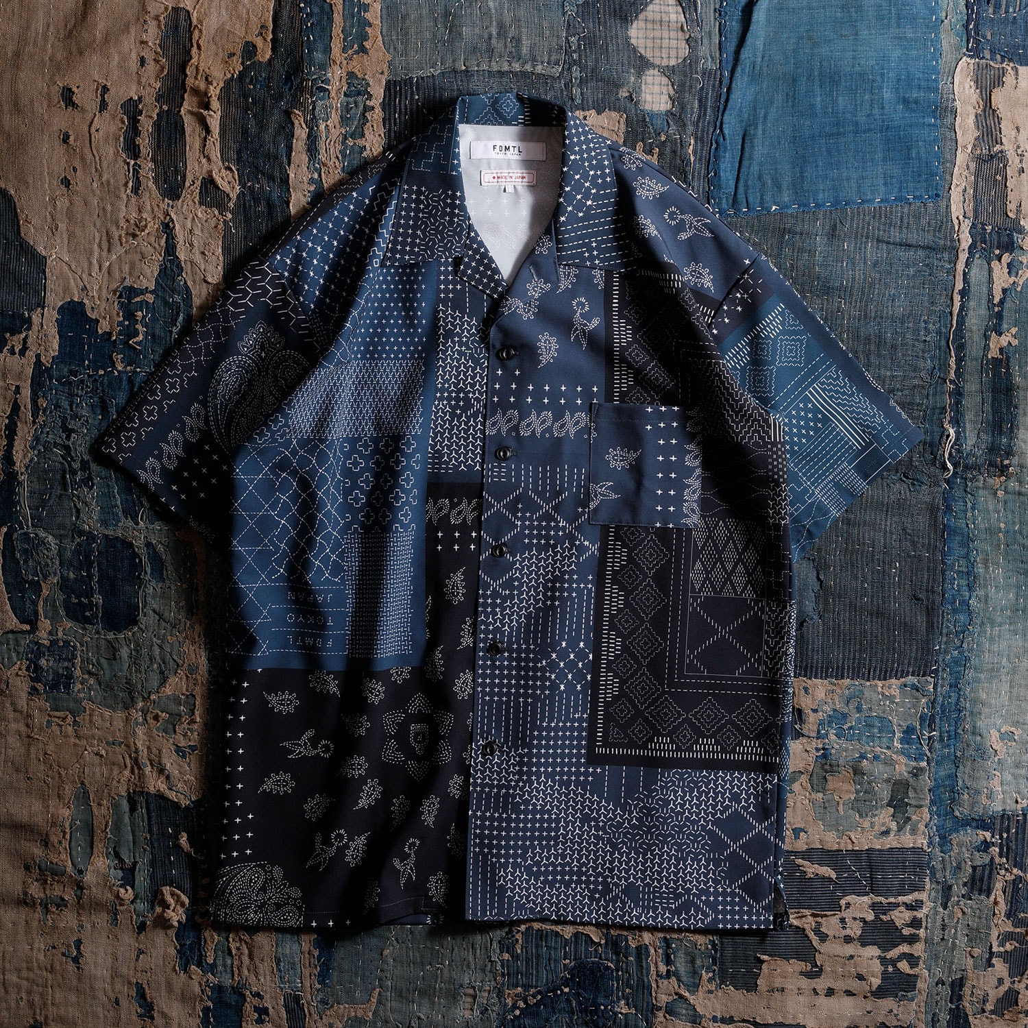 FDMTL 携手 STUDIOUS TOKYO 打造全新古巴领短袖衬衫