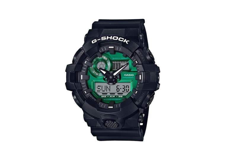 G-Shock 推出全新「Midnight Green」系列錶款