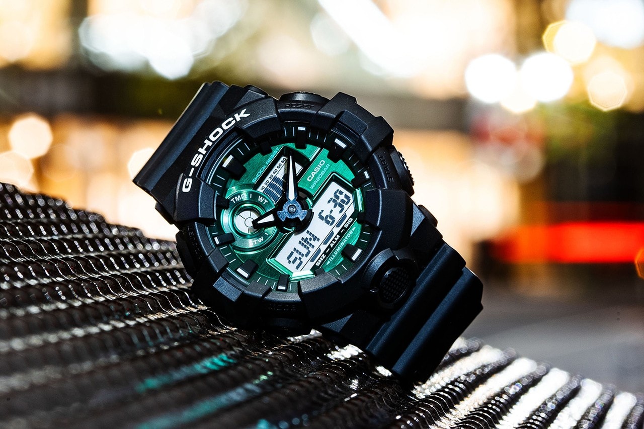 G-Shock 推出全新「Midnight Green」系列錶款