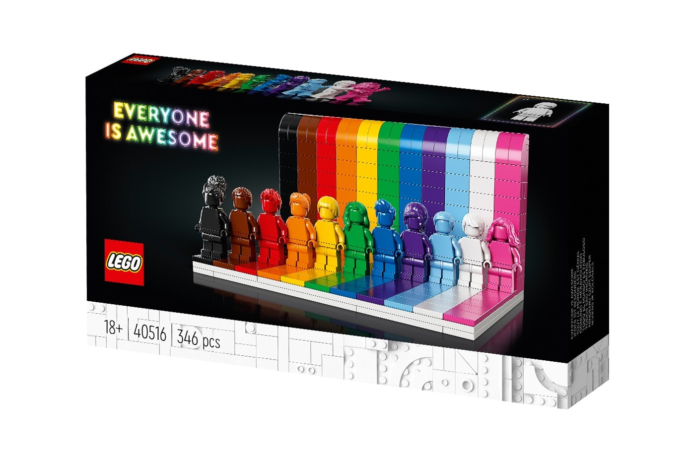 LEGO 打造全新 LGBTQIA + 彩虹旗幟積木組合