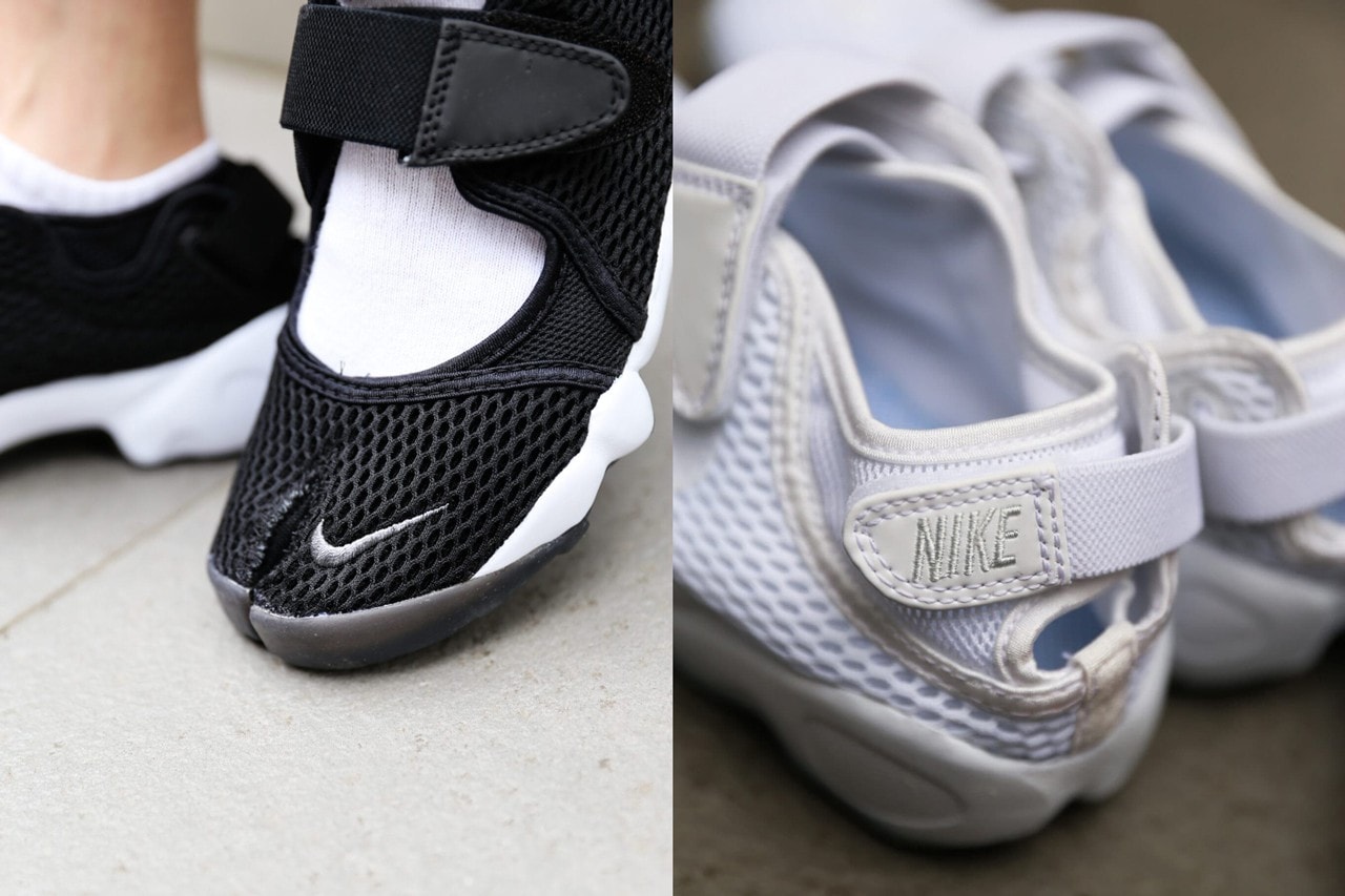Nike Air Rift 經典黑魂、純白配色版本正式回歸