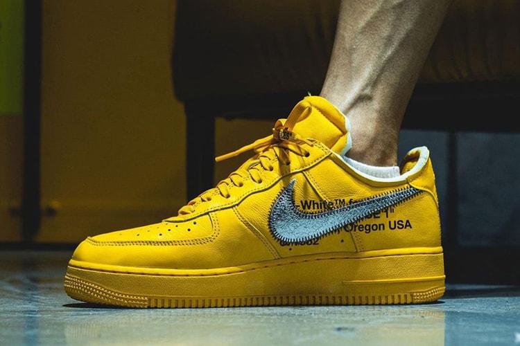 率先預覽 Off-White™ x Nike Air Force 1 最新配色「University Gold」
