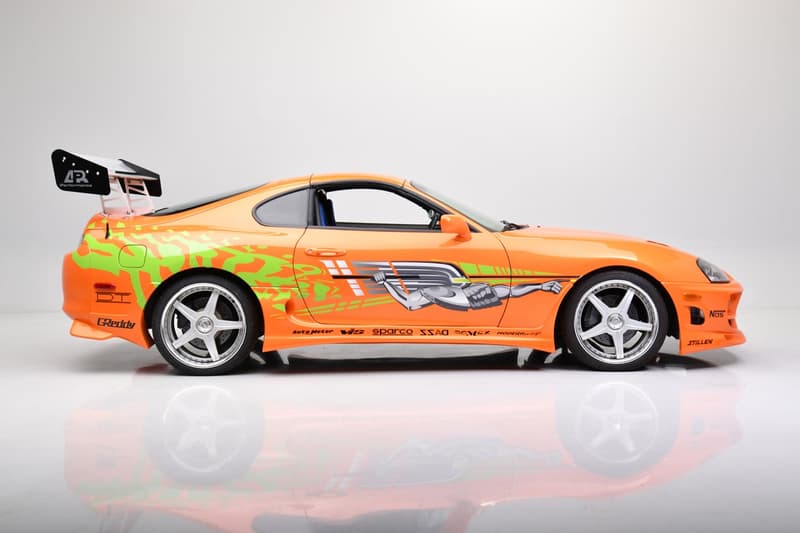 Paul Walker 於《Fast & Furious》坐駕 1994 Toyota Supra 即將展開拍賣