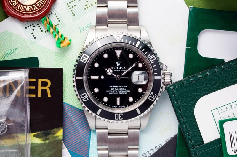 Russell Crowe 配戴之 Rolex Submariner ref. 16610 錶款進行出售