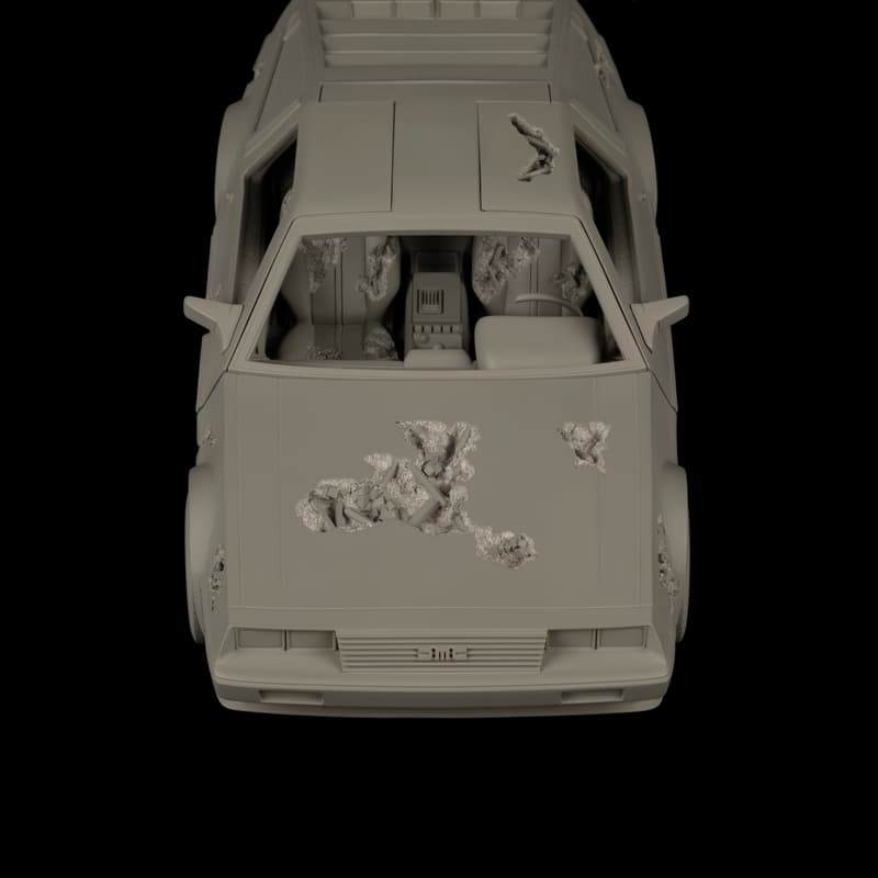 Archive Editions 携手 Daniel Arsham 发布全新限量艺术作品《被侵蚀的 DeLorean》