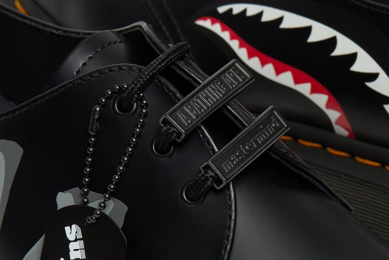Dr. Martens x BAPE x Mastermind Japan 三方聯乘「1461 Oxford」即將登場