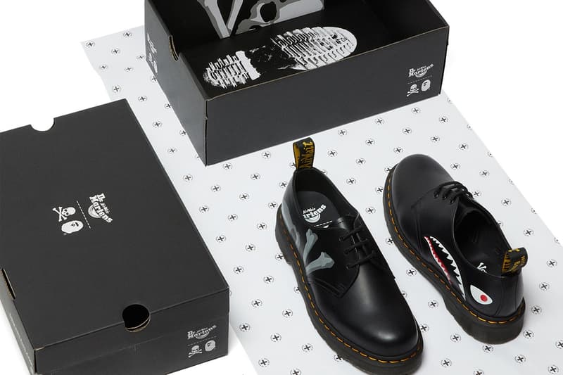 Dr. Martens x BAPE x Mastermind Japan 三方聯乘「1461 Oxford」即將登場